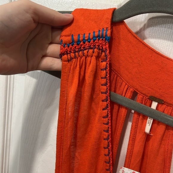 Free People Orange Sleeveless Top - Picture 8 of 11